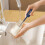 Long Handle Bottle Brush Set with Hidden Sponge and Scrub 1