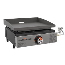 Blackstone 2142 Original 17" Tischgrill mit Edelstahlplatte, pulverbeschichtet, Schwarz