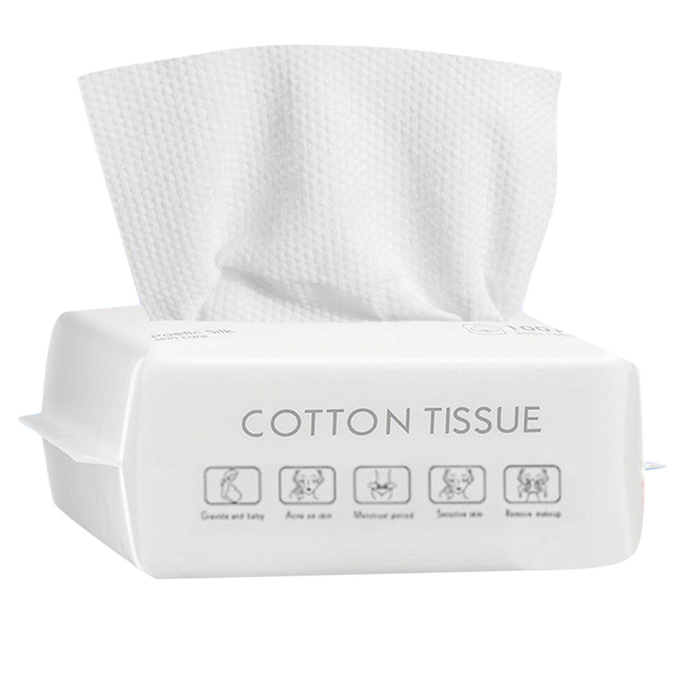 Biodegradable Face Towels for Sensitive Skin 50 or 100 Count