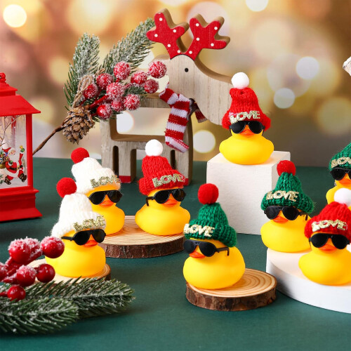 Chivao mini rubber ducks with accessories 12 pcs 1