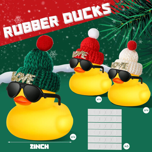 Chivao mini rubber ducks with accessories 12 pcs 2