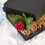 Black Cloth Gift Boxes with Lids 11x8.5x1.5 in (6 pcs) 3