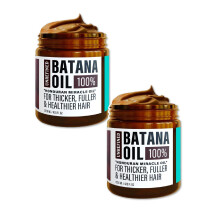 Batana Olie voor Gezond Haar, Koudgeperst, Biologisch, 118ml, 2 stuks