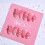 Frely's almond press-on nails with aurora butterfly 1