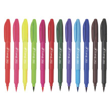 FLAIR Creative Brush Pen With Flexible Tip | Watecolour Effect & Smudge Free Writing | Non-Toxic & Safe For Childrens | A Great Tool For Lettering & C