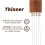Espresso stirrer with 5 needles 0.4mm rosewood handle 6