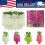 Artificial Wisteria Vine Garland White 12 pcs 3