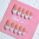 Almond Press-On Nails Light Affection S Set 1