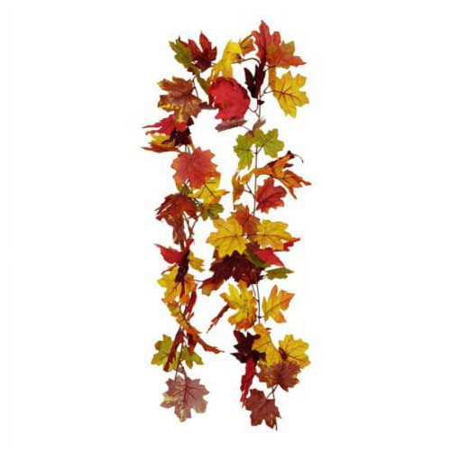 Artificial Maple Leaf Garland Fall Thanksgiving Decor
