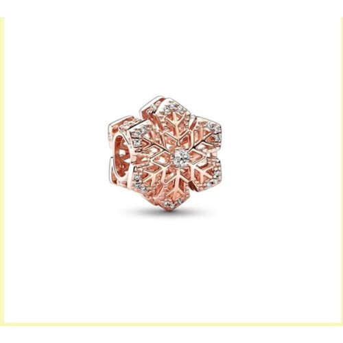Snowflake moon bracelet rose gold 1 piece 2