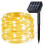 ZOELNIC solar rope lights warm white 73 ft 200 LEDs 3