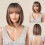 Rulos de espuma para el cabello y peluca bob con flequillo 1