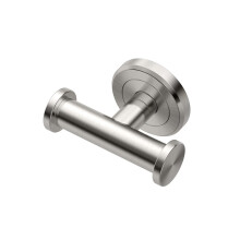 Gatco 4295A Latitude II Double Robe Hook, Satin Nickel, Moderate