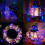 ZOELNIC Solcellelys 30M 300LED 8 Moduser Vanntett 2