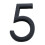 Modern 3D House Numbers Rust-Proof 5 pcs 1