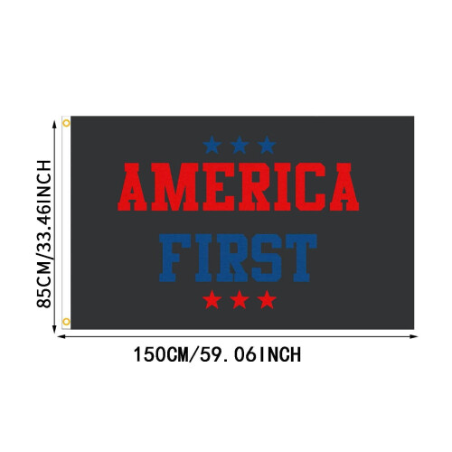 American flag printed on 100D polyester cloth 1