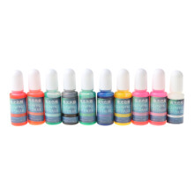 Glow-in-the-Dark Epoxy Resin Pigment Kit 10 Colors