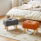Footstool Ottoman Faux Leather with Sponge Padding 8