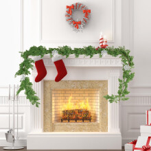 Christmas rattan decoration indoor ornaments 70.86 in