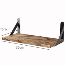 Wooden wall shelf floating storage shelf 30cm