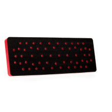 Cubitron Hookit Reinigungs-Schleifpad, 33 Löcher - Für Exzenterschleifer - Klettverschluss - 70mm x 198mm x 12.7mm - 28531