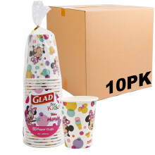 Gobelets en papier Glad pour enfants Disney Mickey & Friends 9oz avec pois | Gobelets Mickey & Friends