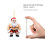 Weiche Perlenkette für Weihnachtsdekoration, 3 m 4