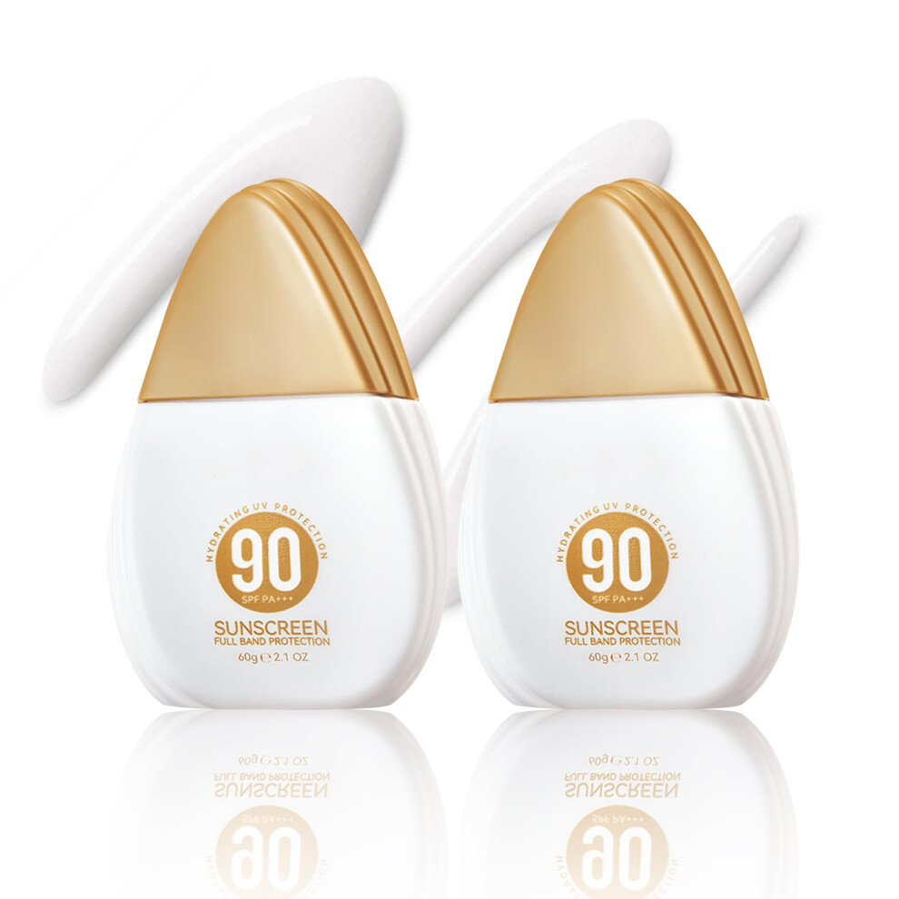 Ljybobin Face Sunscreen Cream Spf 50+,Moisturizing Sunscreen For Face,Long Lasting Refreshing Tinted Facial Moisturizer Sunblock For Women Men,Non-Greasy Trave