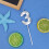 Birthday Candle Number Topper Multicolor 3D 1 Piece 4