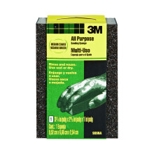 3M Small Area Sanding Sponge, Medium/Coarse, 3.75-Inch by 2.625-Inch by 1-Inch