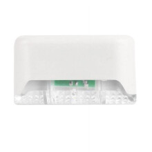 Solar LED-terrasverlichting, bruine behuizing, witte LED's, 6 stuks