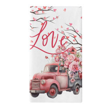 Lot de 2 torchons en microfibre ZTGD pour la Saint-Valentin