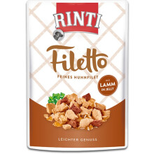 RINTI Filetto Chicken fillet with lamb - wet dog food - 100g