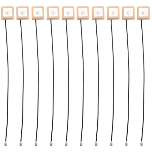 GPS Active Antenna with IPX Interface 15x15x6.5mm 50 Ohm Navigation Cable for Car Tracking Drones