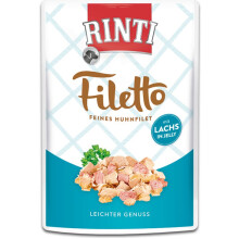 RINTI Filetto Chicken fillet with salmon - wet dog food - 100g