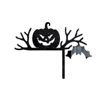 Halloween3D náhrobná akrylová zrkadlová nálepka1 kus