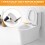2pcs New Sets Toilet  Screws Top Fix Hinge Pack Repair Tool Replacement 4