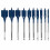 Bosch BOSCH DSB5010 Daredevil Ensemble de 10 Forets Spade Standard avec Fil en Cone Complet et Pointe Ébréchée 1