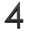 Modern 3D House Numbers Rust-Proof 5 pcs 1