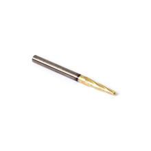 YONICO Kegel-Endmill Kugelkopf Fräser CNC Gravur Hartmetall Spiral 1/8-Zoll 1/4-Zoll Schaft 37413-SC