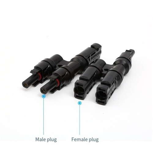 Connector 1 Pair Solar PV Multi Parallel Branch Connectors Pv Module Panel Connector Male & Female Solar Adapter 1