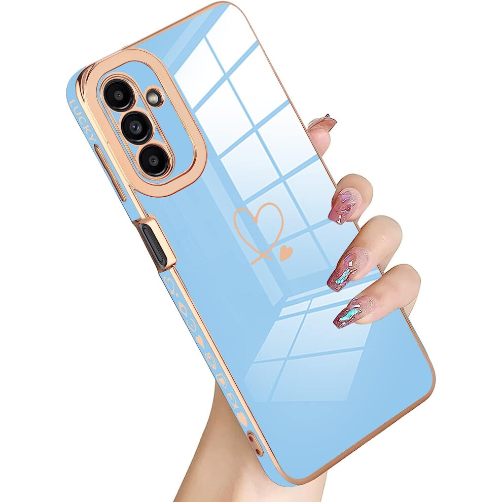 Samsung Galaxy A13 5G Case Tpu Pc Light Heart Design Blue 301029615375