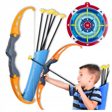 Børnebue 8 pile QUIVER Målpile Bue 52 cm ARCHER Sæt