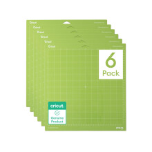 Cricut StandardGrip Cutting Mat Pack (6 Count, 12in x 12in) - for Explore & Maker Machines