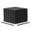 Tappetini da Esercizio Interlocking EVA 3/4" - 4 Pezzi | 24" x 24" x 3/4" | Design Pebble - Nero 1