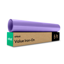 Cricut Value Iron-On, Lilac (12 in x 5 ft) - HTV Heat Transfer Vinyl