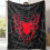 Manta de flanela com estampa de teia de aranha, macia e quente, 127 x 152 cm (50 x 60 polegadas). 1