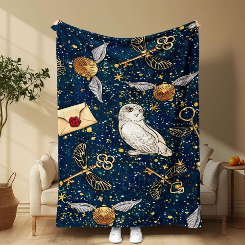 Csillagos Égbolt Takaró Puha Pléd 150x200cm