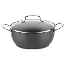 Cuisinart 650-26CP Chef's Classic 5-Quart Chili Pot with Cover Nonstick-Hard-Anodized, Black