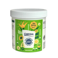 Chrysal Bio-basierte Blumennahrung - Universeller Blumenerhalter für frische Schnittblumen - Umweltfreundliches 10 oz Glas mit Löffel